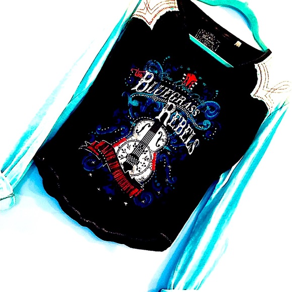 for 25 BLUEGRASS REBELS LS TEE, VERY RARE, I MIGHT KEEP🤭 - Picture 2 of 6